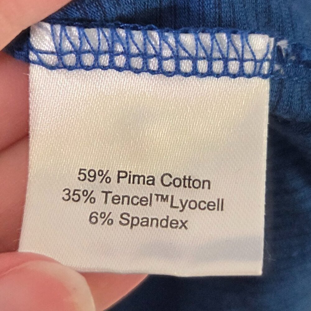 Peter Millar Solid Blue Micro Stripe Polo Short S… - image 4